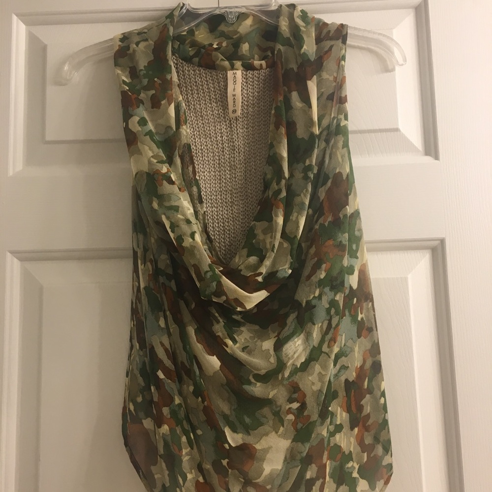 Maggie Ward drape top